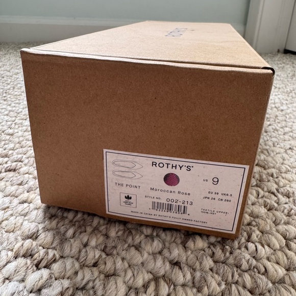 NEW In Box Rothy's The Point Moroccan Rose Limited Edition Size 9 Size EU 39 - Picture 2 of 9
